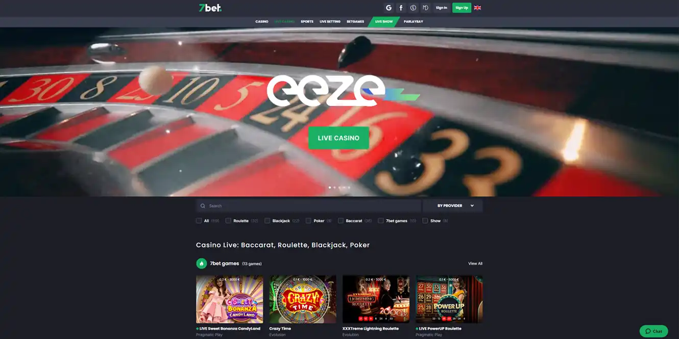 7bet Live Casino